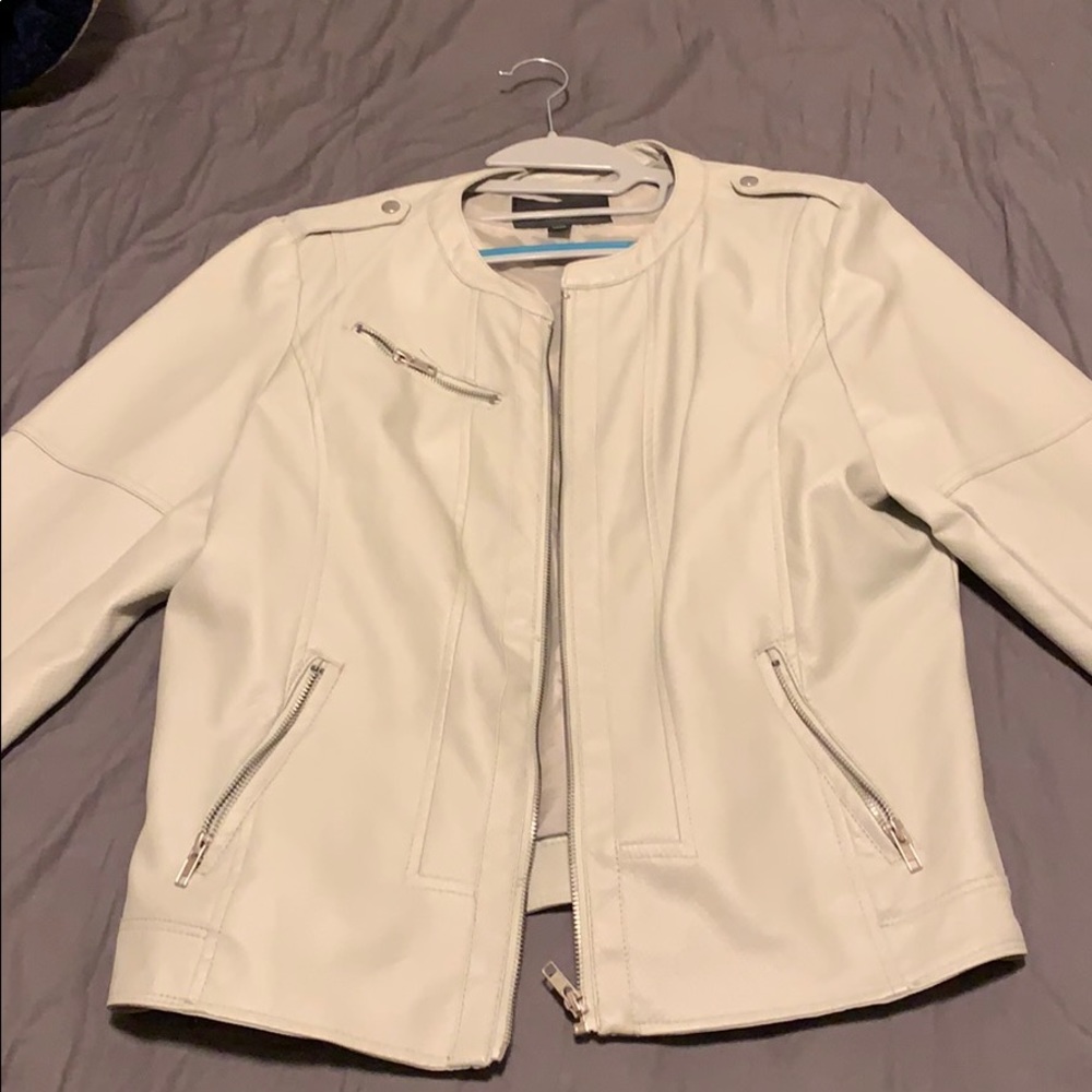 Women’s faux leather jacket
